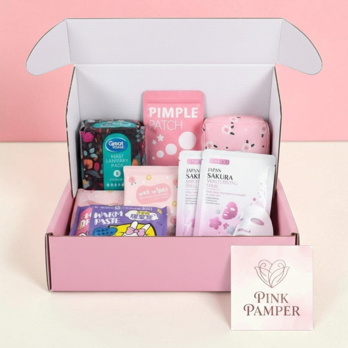 The Pink Pamper Period Kit